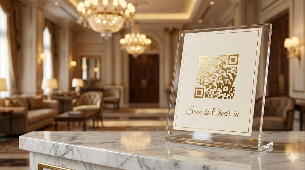 รับคำติชมจากแขกด้วย QR Code